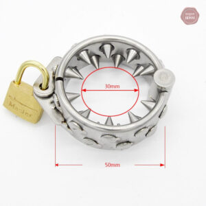 Cockring avec pointes, design stimulant pour une expérience unique