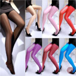 Collants brillants taille haute pour un look séduisant