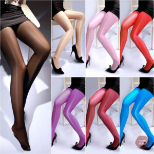 Collants brillants taille haute pour un look séduisant