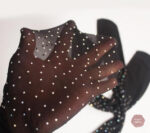 Bas Sissy Night Out ornés de strass scintillants