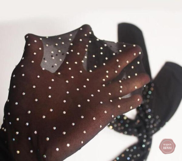 Bas Sissy Night Out ornés de strass scintillants