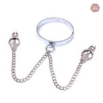 Collier Acier Pinces Tétons Papillon