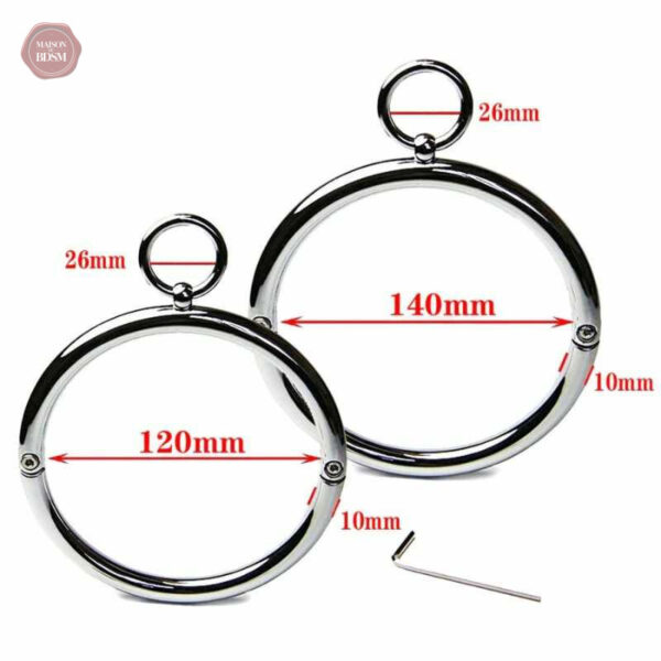 Accessoire de bondage en acier robuste