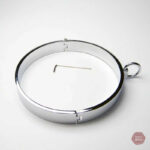 Collier en inox pour jeux BDSM