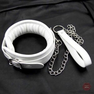 Accessoire BDSM élégant en blanc pour la soumission