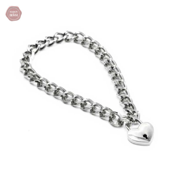 Collier en métal pour jeux BDSM