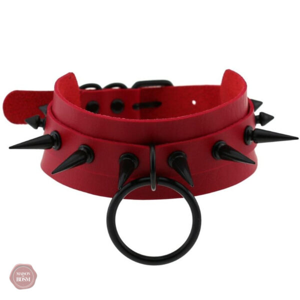Bijou BDSM évoquant l'esthétique gothique élégante