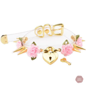 Collier BDSM Princesse en simili cuir élégant et raffiné