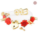 Collier de soumission avec détails en métal pour un style audacieux