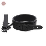 Collier Bondage en cuir pour pratique BDSM