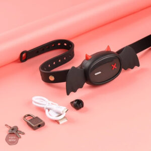 Collier télécommandé Devil ajustable pour BDSM
