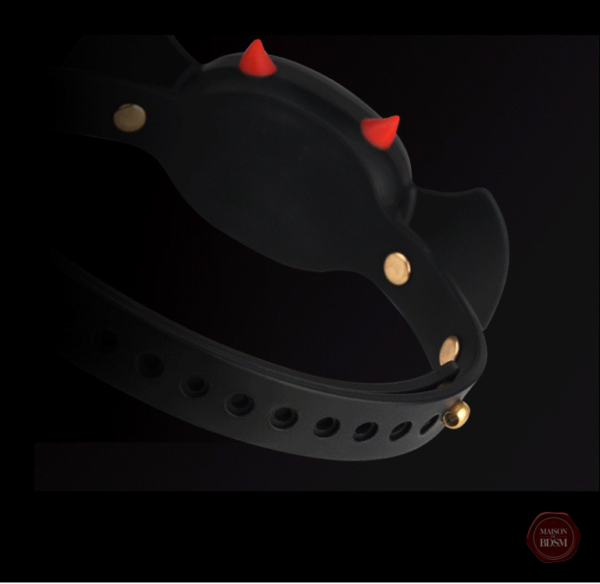 Collier Devil avec contrôle à distance pour sensations