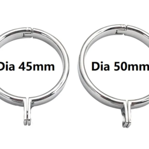 Accessoire de chasteté en métal avec laisse incluse