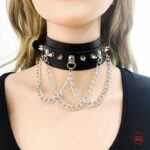 Accessoire gothique en métal pour look audacieux