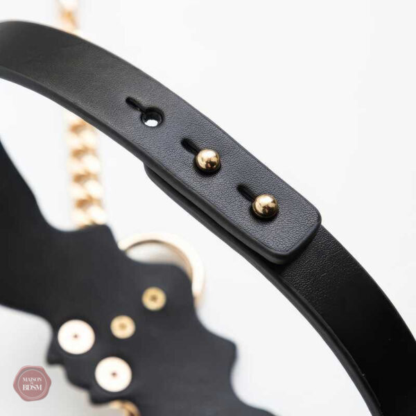 Collier élégant pour jeux de rôles BDSM