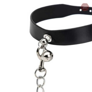 Collier BDSM avec laisse intégrée pour un look séduisant