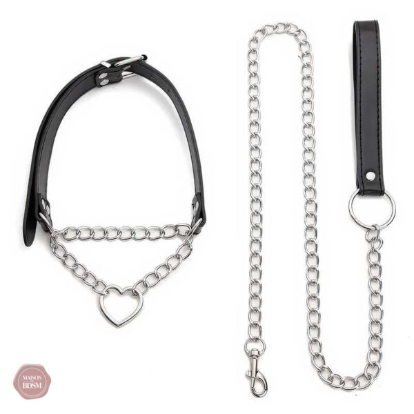 Laisse en chaîne pour pratiques BDSM