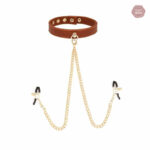 Collier Pinces Tétons Vintage en style BDSM
