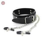 Collier Pinces Tétons en métal élégant et stimulant