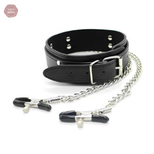 Collier Pinces Tétons en métal élégant et stimulant