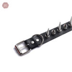 Accessoire BDSM en cuir végan, design à pointes