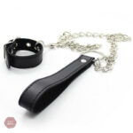 Collier ajustable en métal avec laisse pour accessoire CBT