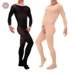 Combinaison intégrale résille transparente pour homme