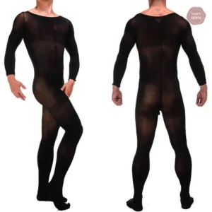 Costume sexy en résille pour cosplay masculin