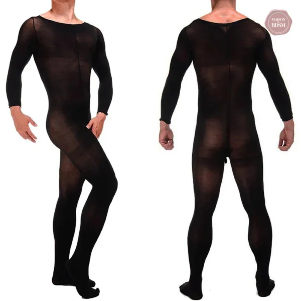 Costume sexy en résille pour cosplay masculin
