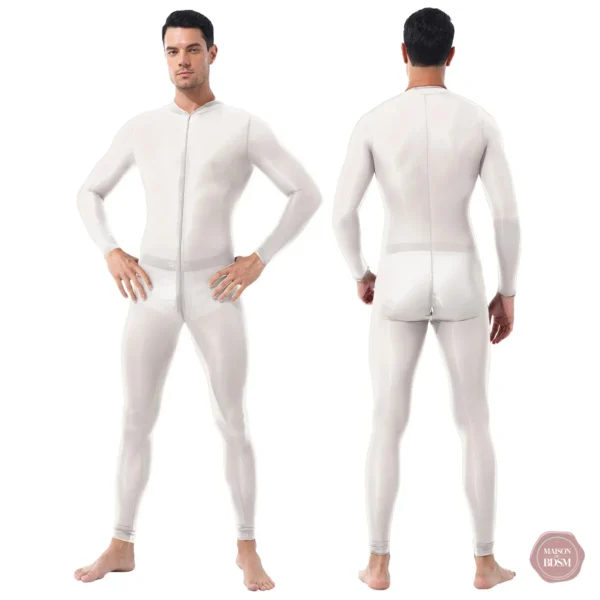 Combinaison de cosplay en tissu brillant