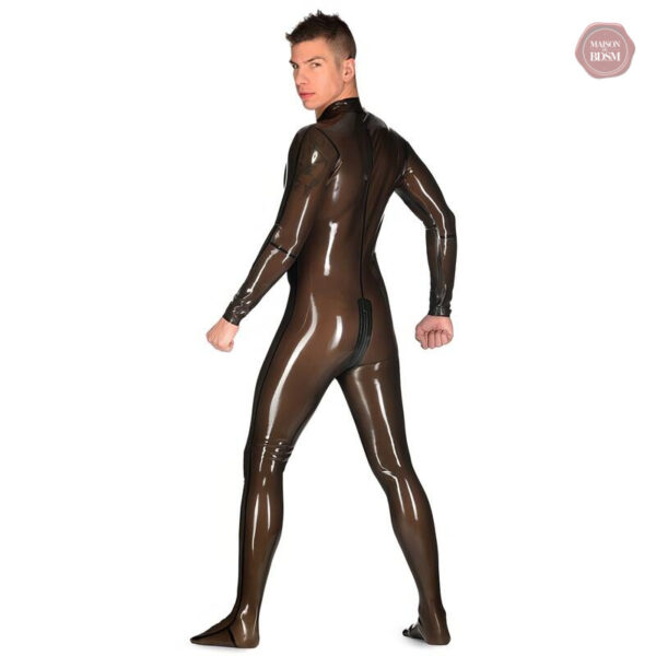 Style unique de combinaison latex avec chaussettes