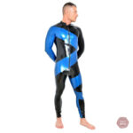 Combinaison moulante en latex masculin
