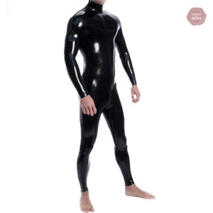 Combinaison en latex pour homme, style audacieux et contemporain