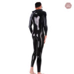Tenue en latex, homme, capuche, parfait pour les soirées spéciales