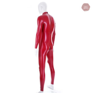 Vêtement sexy en latex pour homme, avec pochette