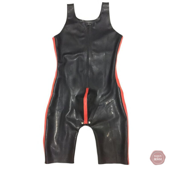Combinaison sexy en latex, design masculin