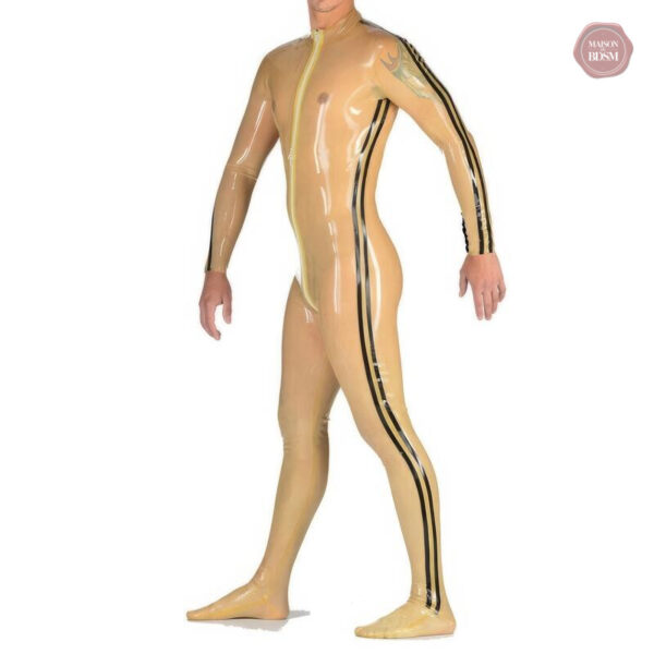 combinaison-latex-homme-transparent-avec-chaussettes-1 Combinaison homme en latex transparent avec chaussettes intégrées