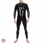 Combinaison latex soumise élégante et ajustée