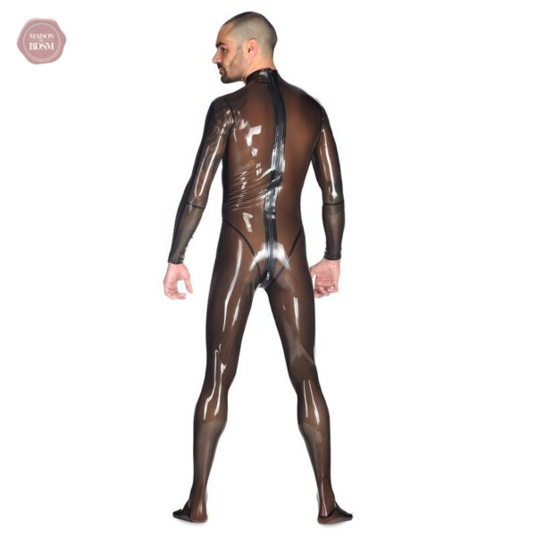 Combinaison sexy en latex pour homme, look unique