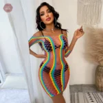 Combinaison ouverte pour soirée glamour