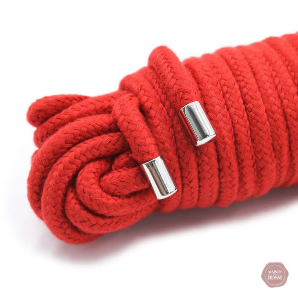 Corde de bondage en soie douce et résistante