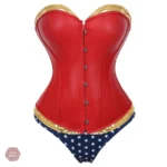 Costume Cosplay Super Héroïne Grande Taille en cuir synthétique