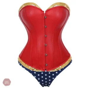Costume Cosplay Super Héroïne Grande Taille en cuir synthétique