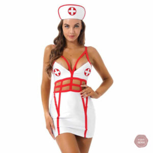 Costume sexy infirmière pour femme en cosplay