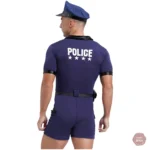 Jumpsuit Policier pour fêtes à thème coquin