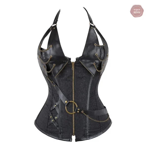 Corset sexy médiéval avec design pirate pour cosplay
