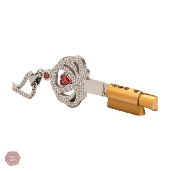 Accessoire de chasteté en diamant moissanite raffiné