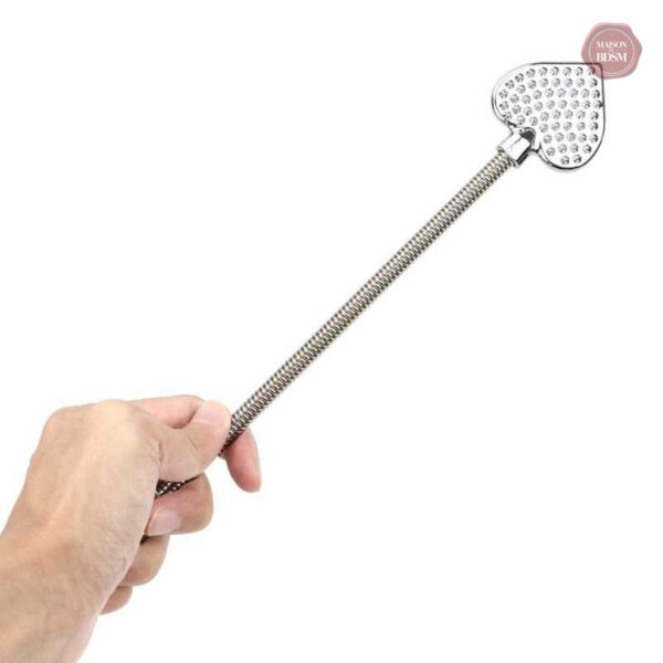 Cravache métallique, parfait pour les pratiques BDSM sécurisées