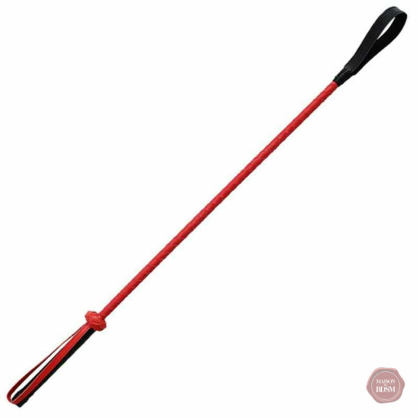 Paddle en cuir rouge pour pratiques BDSM