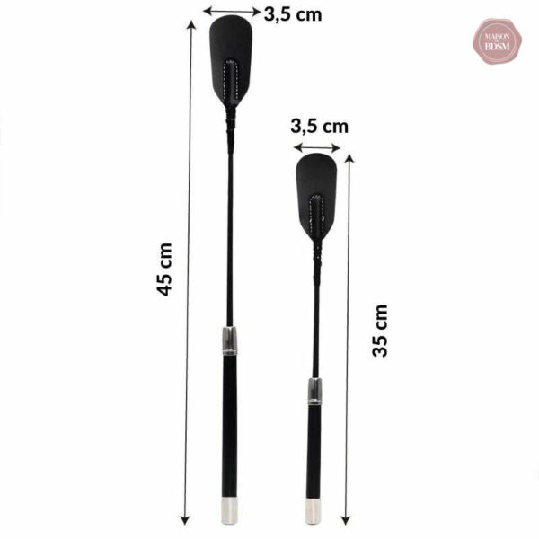 Cravache Sm Cuir, outil de stimulation sensorielle